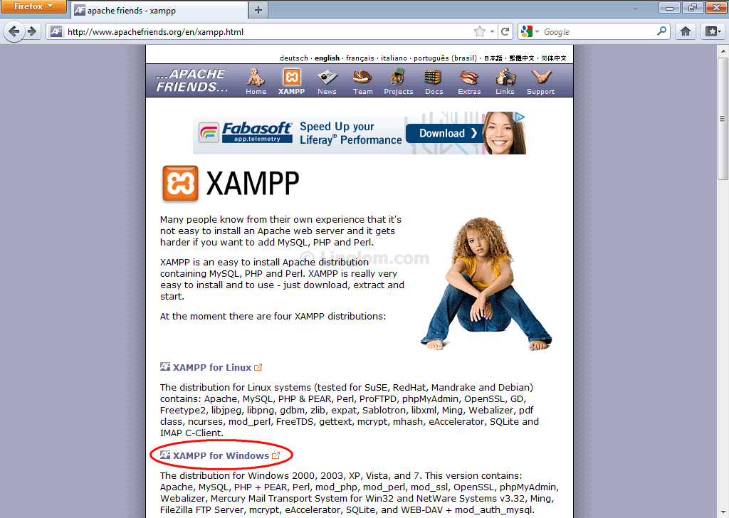 Setup Apache web server using XAMPP on Windows - Linglom.com