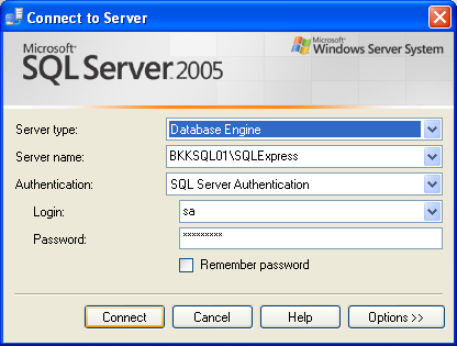 Login to remote SQL Server