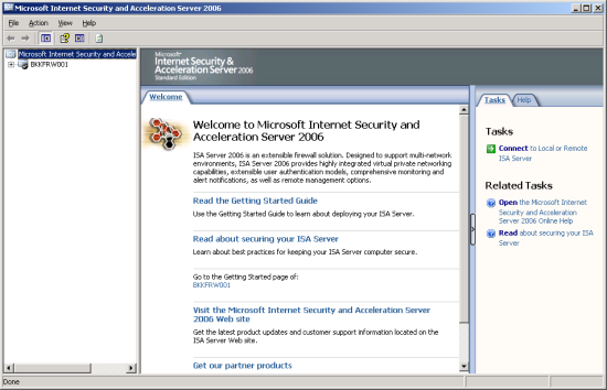 ISA Server Management