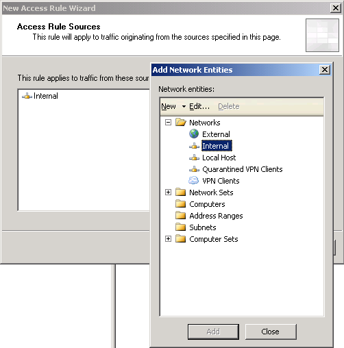 Access Rule Sources