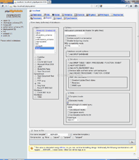 Export a database