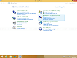 Windows 8.1 - Control Panel