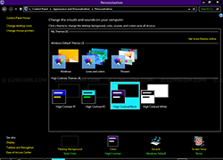 Windows 8.1 - High Contrast Black Theme