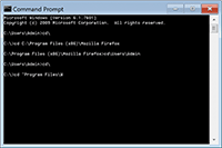 Windows Command Prompt - Tab