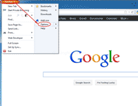 Open Options on Firefox
