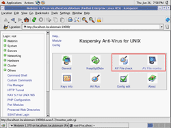 Configure Kaspersky Anti-Virus
