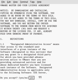 VMWare Server End User License Agreement