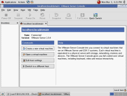 VMWare Server Console