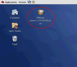 VMWare Server for Linux installation file