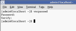 Set VNC password
