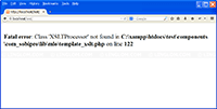 Fatal error: Class XSLTProcessor not found