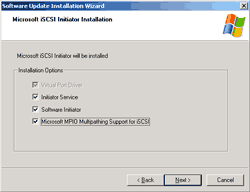 Select components to install