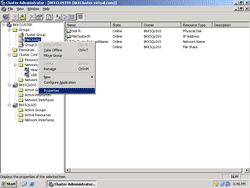 Configure failback properties