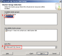 Cluster Group Selection