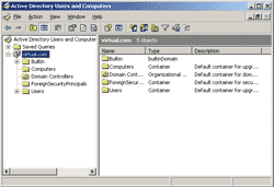 Active Directory Users and Computers