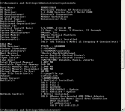 System Information on local