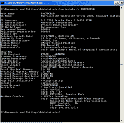 System Information on remote without username and password