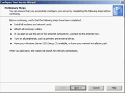 Preliminary Steps