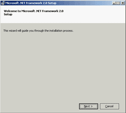 Install Microsoft Dot Net Framework 2.0