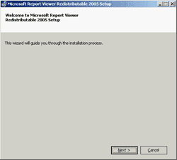 Install Microsoft Report Viewer Redistributable 2005