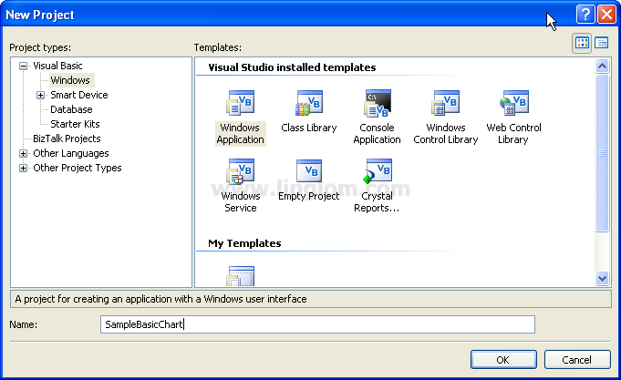 Visual Basic 2010 Chart