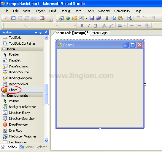 Visual Basic 2010 Chart