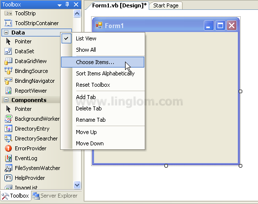 Visual Basic 2010 Chart