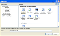 Create Windows Application's Project