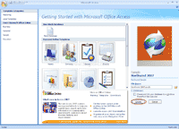 Create sample Northwind database for Microsoft Access 2007