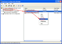 Restart SQL Server Service