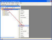 Restart SQL Server Service