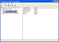 Protocols for SQL EXPRESS