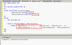 Optional Parameters