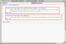 OnStart/OnStop method