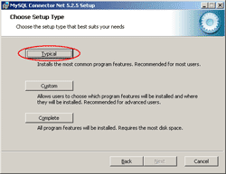 Choose Typical Installation