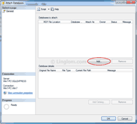 Add Databases to Attach