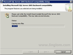 Installing Microsoft SQL Server 2005 Backward compatibility