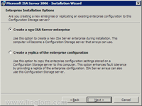 Create New ISA Server Enterprise