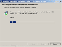 Installing Microsoft ISA Server 2006 Service Pack 1