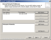 Internal Network IP Addresses