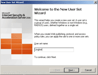 New User Set Wizard