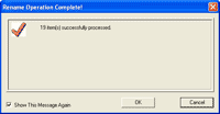 Batch Rename Successfully