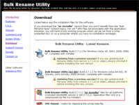 Bulk Rename Utility No-Installer Version