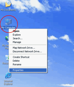 My Computer - Properties