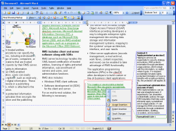 Accept or reject insertion to apply change on the document