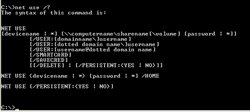 net use help