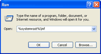 Open Windows\Inf
