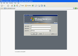 Remote Desktop through web browser