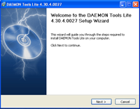 Daemon Tools Lite 4.30.4.0027 Setup Wizard