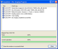 Disc Imaging completed